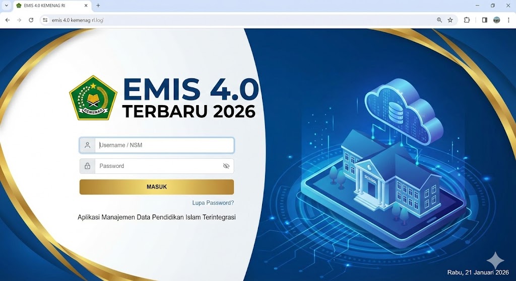 Login EMIS 4.0 Terbaru
