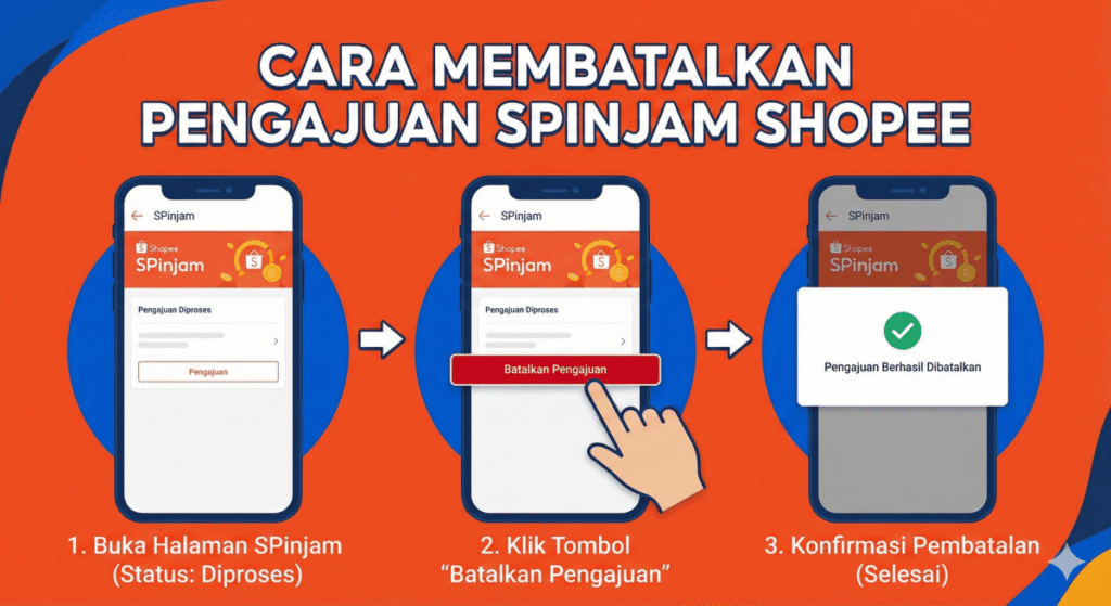 Sedang di Proses? Cara Membatalkan Pengajuan Spinjam Shopee dengan Cepat