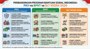 Yuk Pahami! Bedanya PKH BPNT vs BLT Kesra 2026 dan Syarat Penerima Bantuan