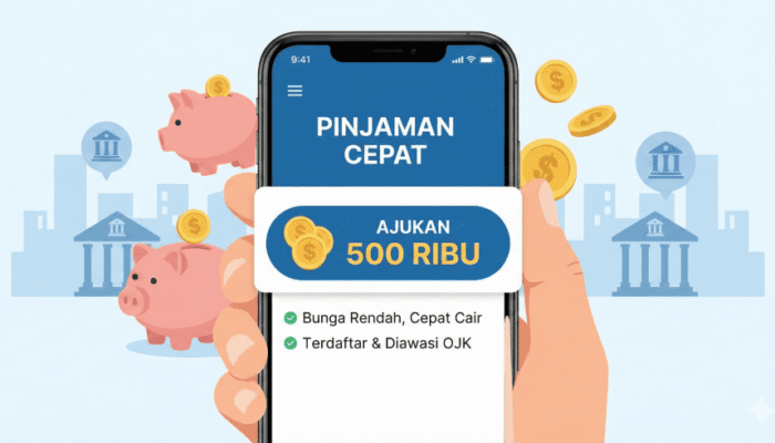 Aplikasi Pinjol 500 Ribu Langsung Cair tanpa KTP Resmi Terdaftar OJK