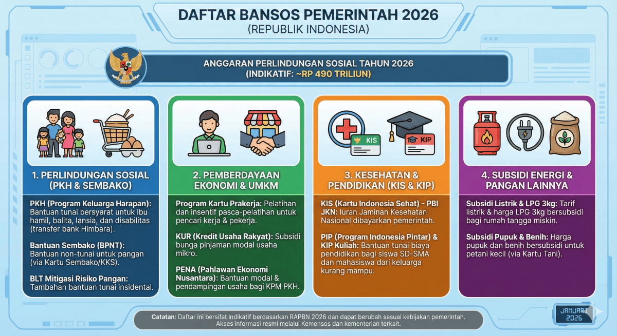 daftar bansos 2026