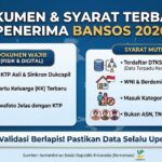 dokumen dan syarat terbaru penerima bansos 2026