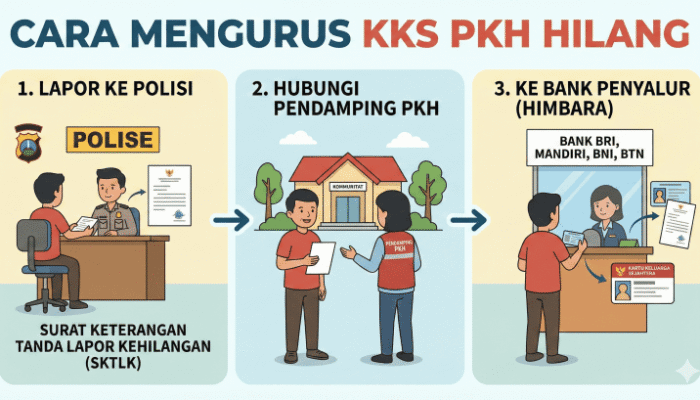 Jangan Khawatir! Ini Cara Mengurus KKS PKH Hilang Tanpa Ribet