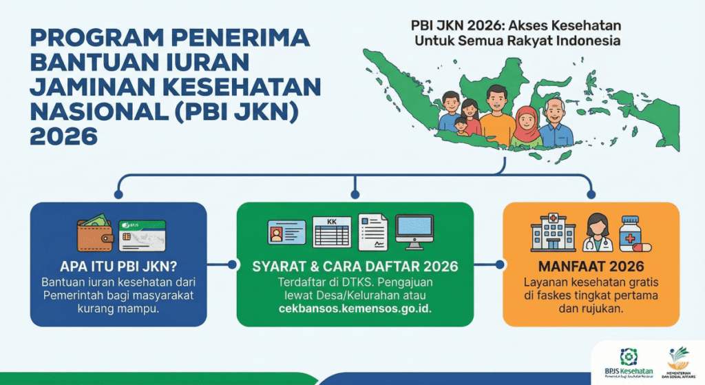 Apa Itu PBI JKN 2026? Ini Kriteria Penerima dan Bedanya dengan BPJS Mandiri
