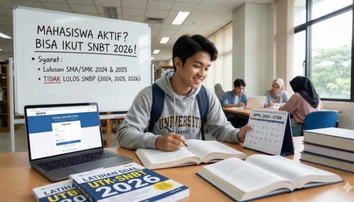 Mahasiswa Aktif Masih Bisa Ikut SNBT 2026? Ini Aturan Resmi yang Harus Dipahami