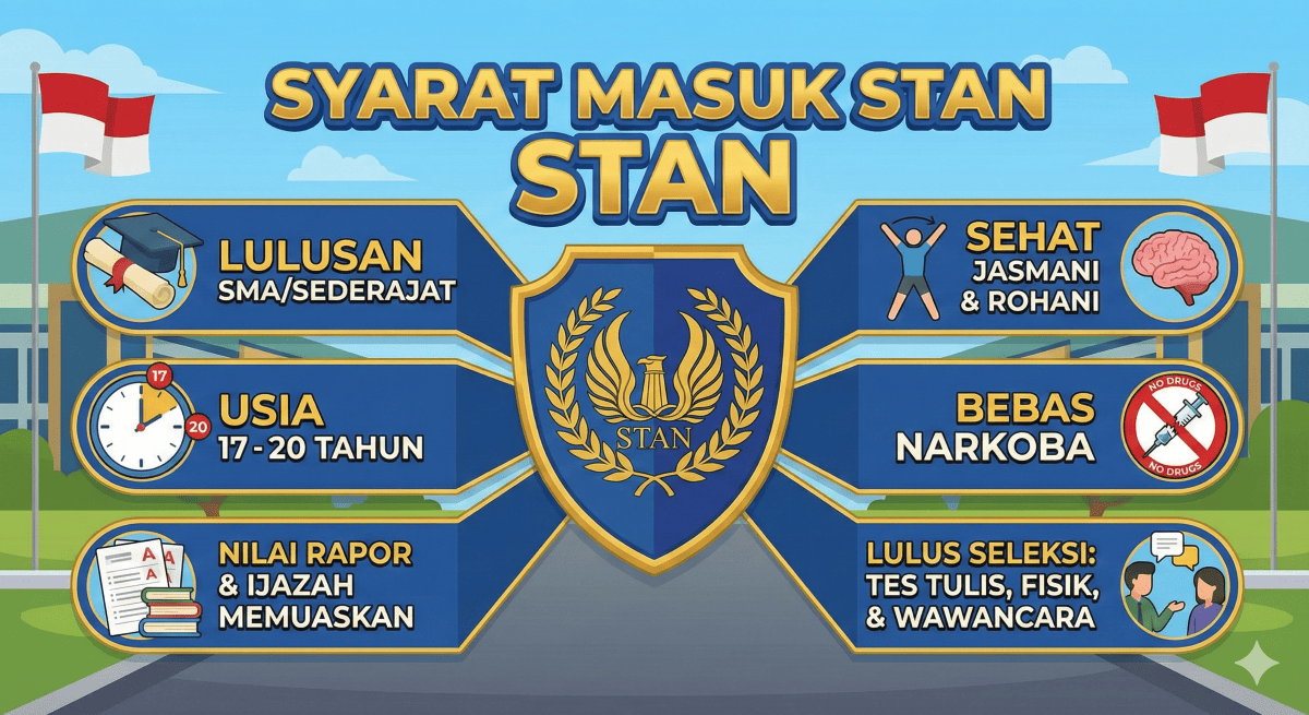 syarat masuk stan