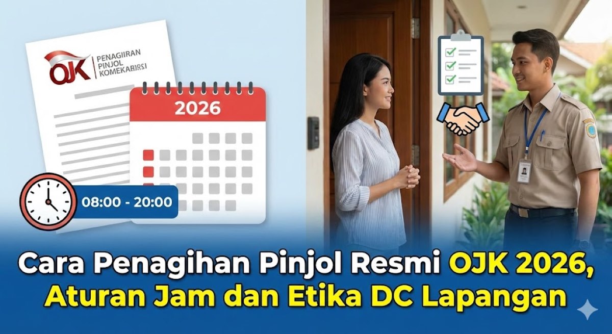 Cara Penagihan Pinjol Resmi OJK 2026, Aturan Jam dan Etika DC Lapangan