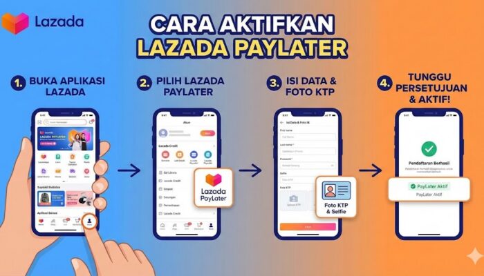 Cara Aktifkan Lazada PayLater bagi Pengguna Baru Agar di ACC