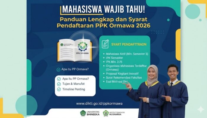 Mahasiswa Wajib Tahu! Panduan Lengkap dan Syarat Pendaftaran PPK Ormawa 2026