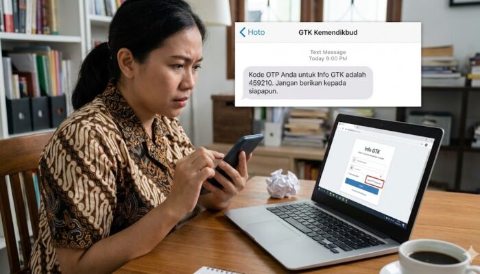 Akun Info GTK Tak Bisa Diakses! Ini Cara Pemulihan Kode OTP Info GTK
