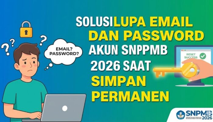 Solusi Lupa Email dan Password Akun SNPMB 2026 Saat Simpan Permanen